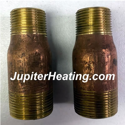 7250P-221: 1-1/4 x 1 in. Brass Inlet/Outlet