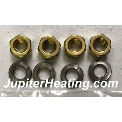 64980042 1/4-20 Brass Nut/Washer - old # 7100P-268
