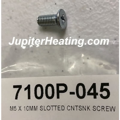 64980283 M5 x 10MM Slotted CNTSNK Screw - old # 7100P-045